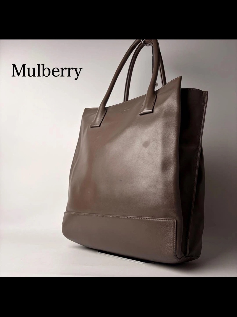 Mulberry Men's Leather Tote Bag in Brown